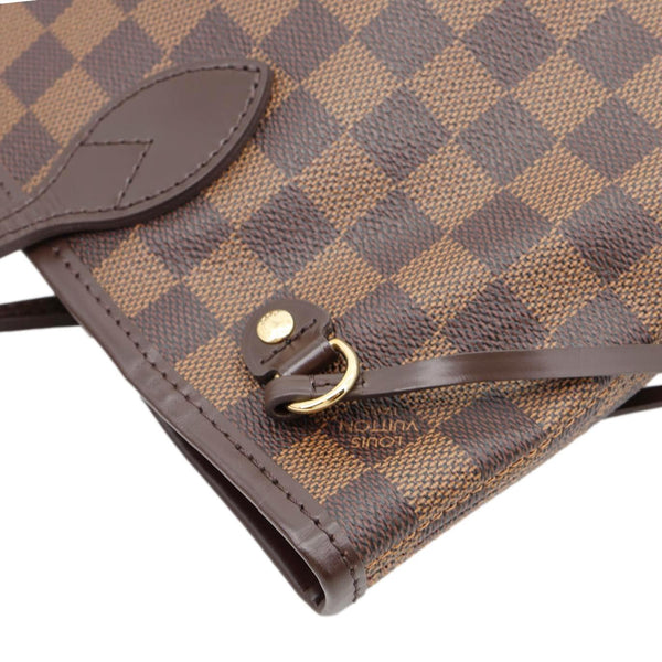 LOUIS VUITTON Neverfull PM Damier Ebene  Shoulder Bag Brown