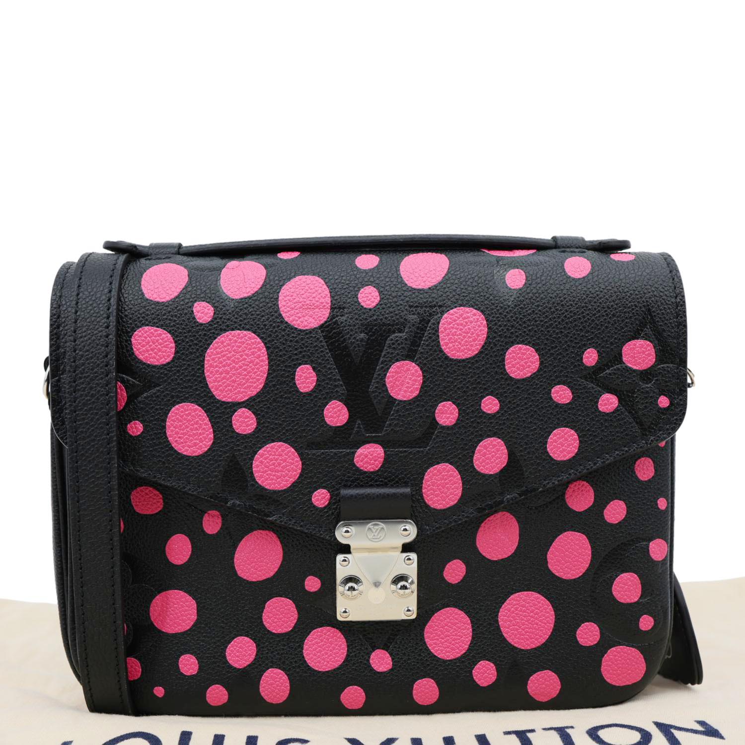 LOUIS VUITTON LV x YK Dots Métis Pochette Giant Monogram Empreinte Lea