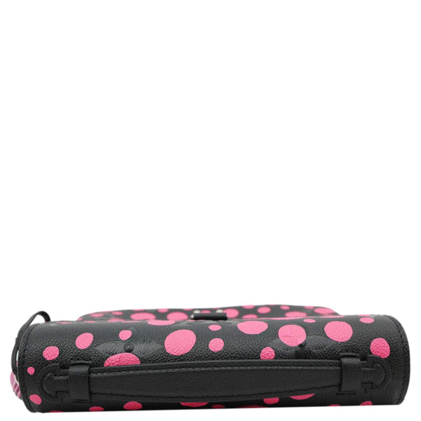 LOUIS VUITTON LV x YK  Dots Métis Pochette Giant Monogram Empreinte Leather Crossbody Bag Pink