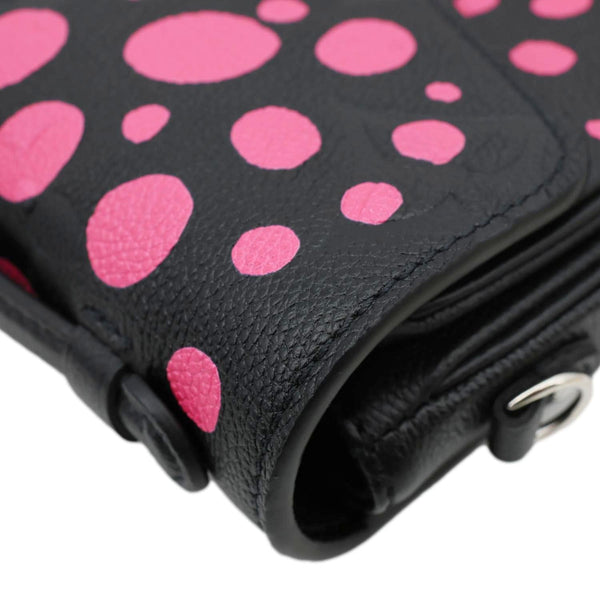 LOUIS VUITTON LV x YK  Dots Métis Pochette Giant Monogram Empreinte Leather Crossbody Bag Pink