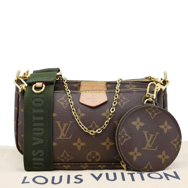 LOUIS VUITTON Multi Pochette Accessoires Monogram Canvas Crossbody Bag Brown