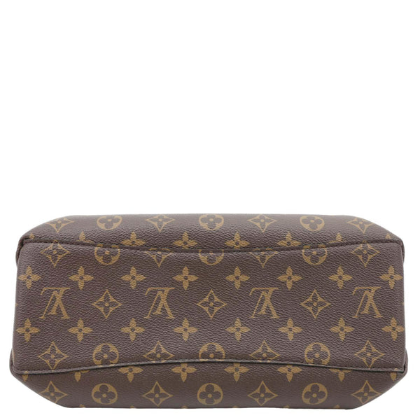 LOUIS VUITTON Rivoli PM Monogram Canvas Satchel Bag Brown