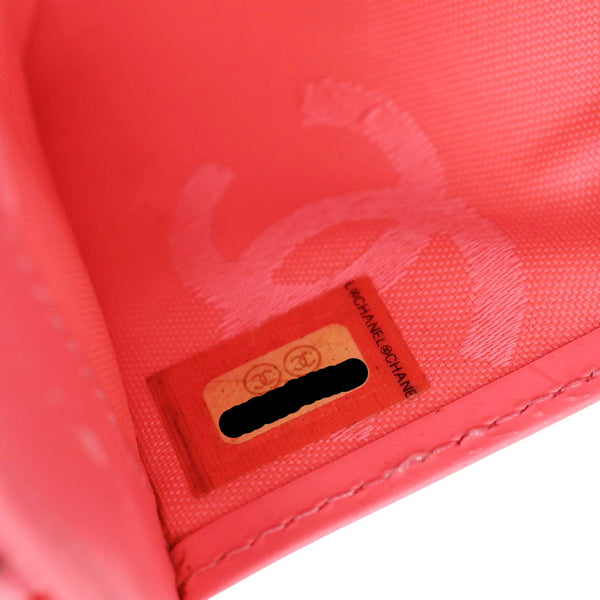 CHANEL CC Cambon Quilted Calfskin Leather Wallet Black