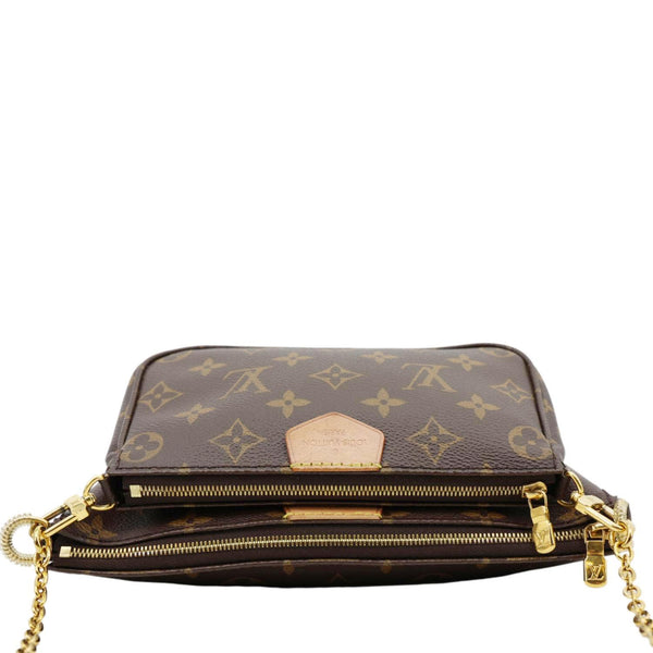 LOUIS VUITTON Multi Pochette Accessoires Monogram Canvas Crossbody Bag Brown