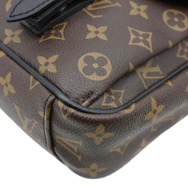 LOUIS VUITTON Christopher Monogram Macassar Messenger Bag Black