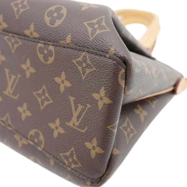 LOUIS VUITTON Rivoli PM Monogram Canvas Satchel Bag Brown