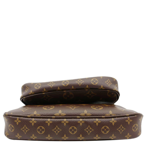 LOUIS VUITTON Multi Pochette Accessoires Monogram Canvas Crossbody Bag Brown
