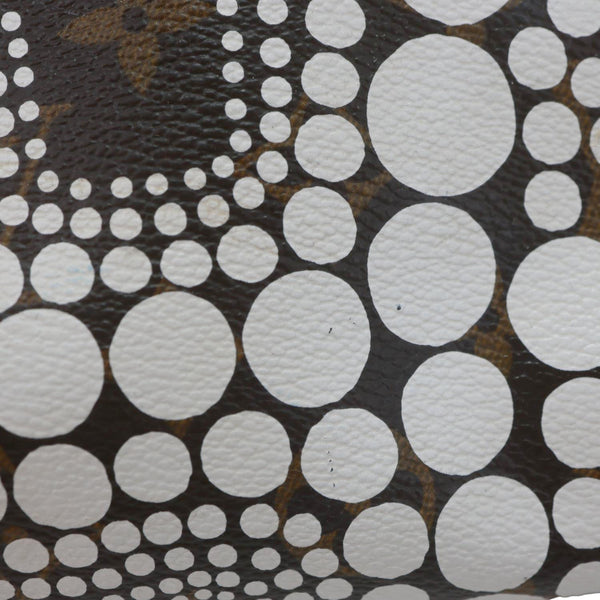 LOUIS VUITTON x Yayoi Kusama Speedy 30 Monogram Town Satchel Bag White