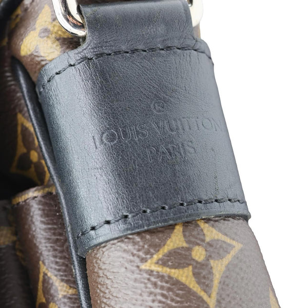 LOUIS VUITTON Christopher Monogram Macassar Messenger Bag Black