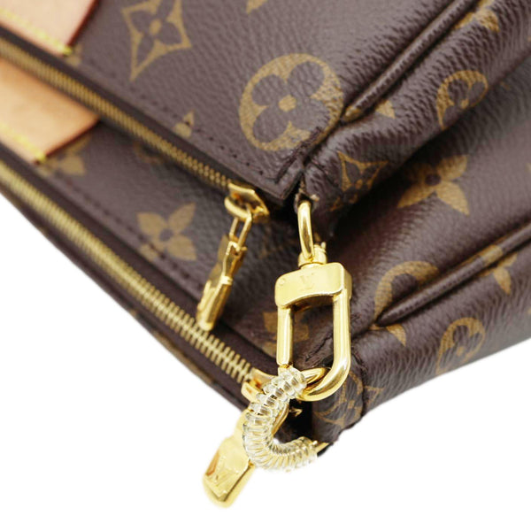 LOUIS VUITTON Multi Pochette Accessoires Monogram Canvas Crossbody Bag Brown
