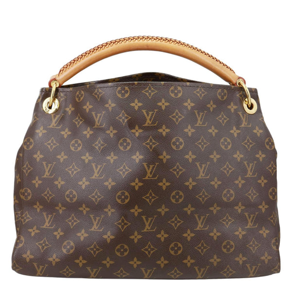 LOUIS VUITTON  Artsy MM Monogram Canvas Hobo Bag Brown