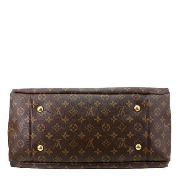 LOUIS VUITTON  Artsy MM Monogram Canvas Hobo Bag Brown