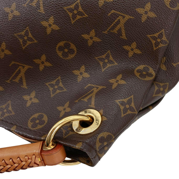 LOUIS VUITTON  Artsy MM Monogram Canvas Hobo Bag Brown