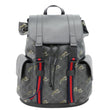 GUCCI GG Supreme Tiger Backpack Black 495563
