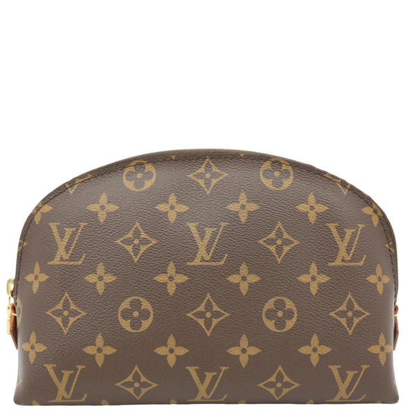 LOUIS VUITTON Monogram Canvas Cosmetic Pouch Brown