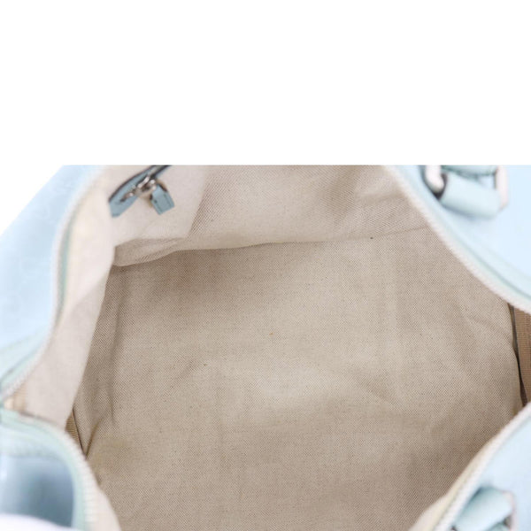 GUCCI Joy Medium GG Imprime Boston Bag Light Blue 193603