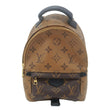 LOUIS VUITTON Palm Springs Mini Monogram Reverse Canvas Backpack Bag Brown