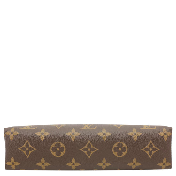 LOUIS VUITTON Monogram Canvas Cosmetic Pouch Brown