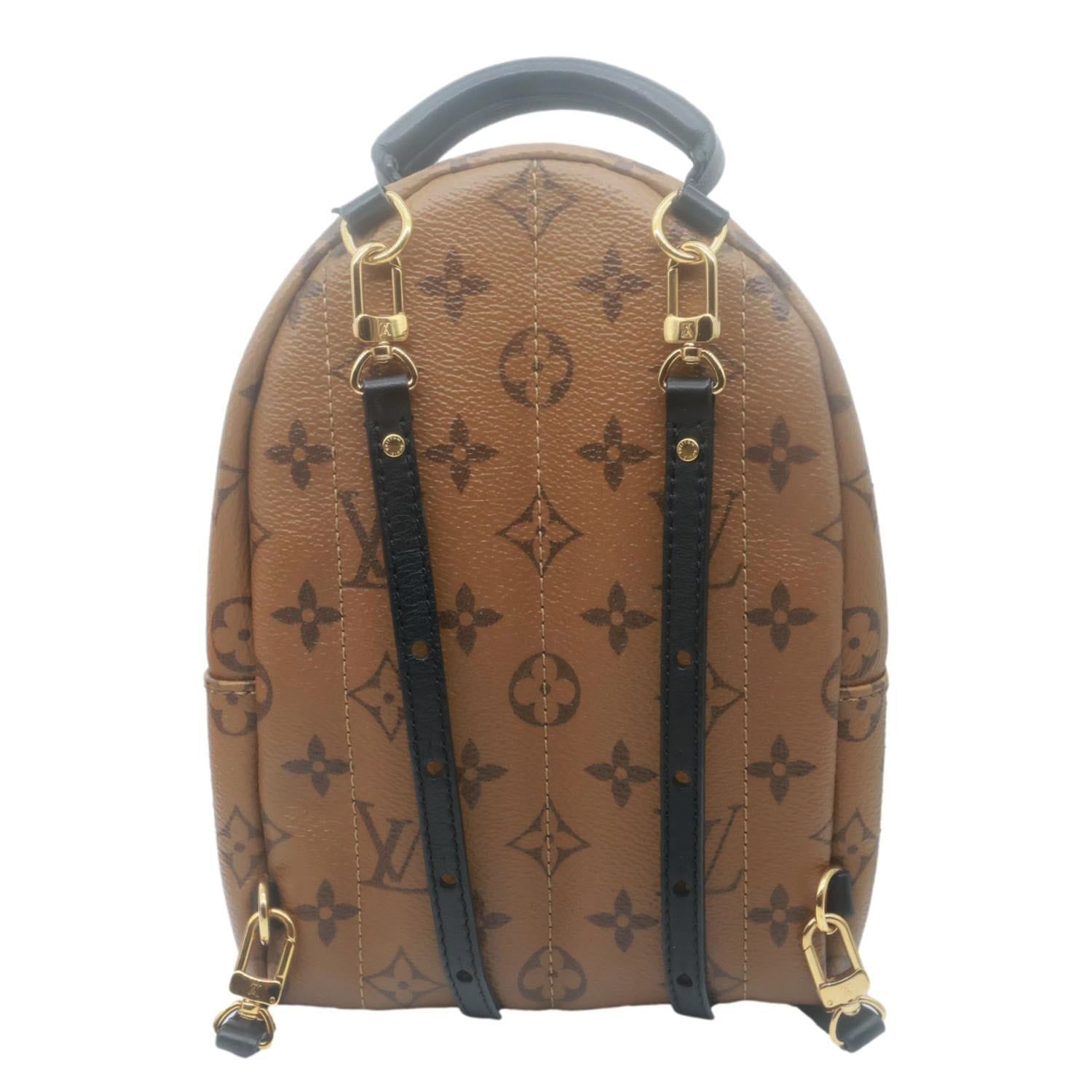 LOUIS VUITTON Palm Springs Mini Monogram Reverse Canvas Backpack Bag B LOUIS VUITTON Palm Springs Mini Monogram Reverse Canvas Backpack Bag B