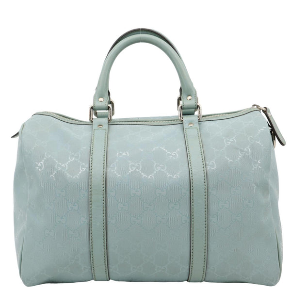 GUCCI Joy Medium GG Imprime Boston Bag Light Blue 193603