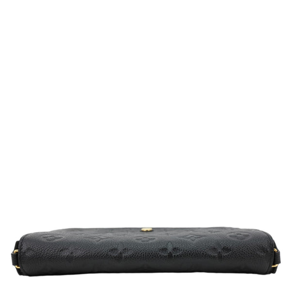 LOUIS VUITTON Felicie Pochette Monogram Empreinte Crossbody Bag Black