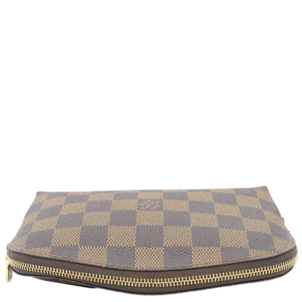 LOUIS VUITTON PM Damier Ebene Cosmetic Pouch Brown
