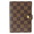 LOUIS VUITTON Agenda Damier Ebene Planner Cover Brown