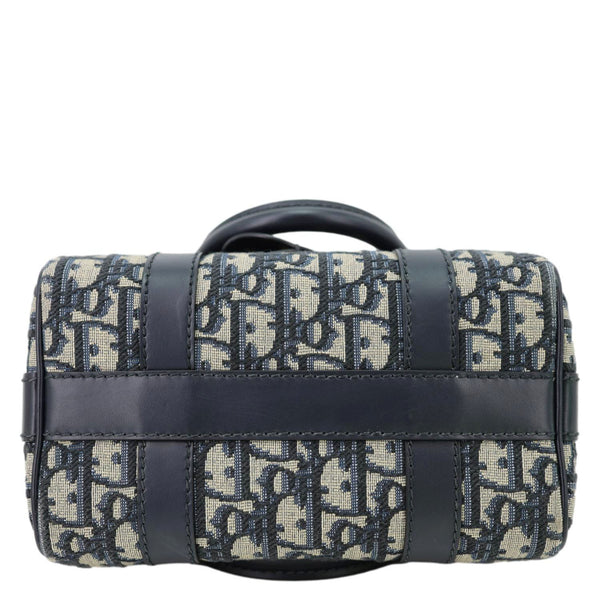 CHRISTIAN DIOR Groove 20 Oblique Jacquard Canvas Crossbody Bag Navy Blue