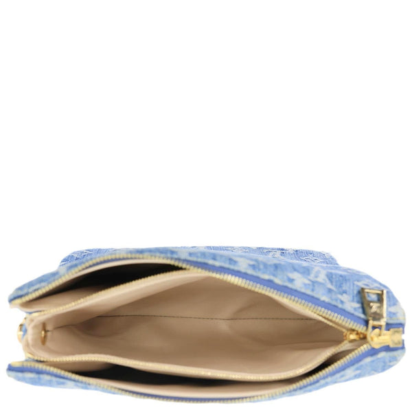 LOUIS VUITTON Coussin PM Monogram Denim Shoulder Bag Blue
