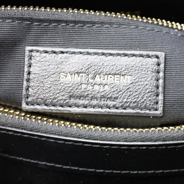 YVES SAINT LAURENT Loulou Large Matelasse Leather Chain Shoulder Bag Black