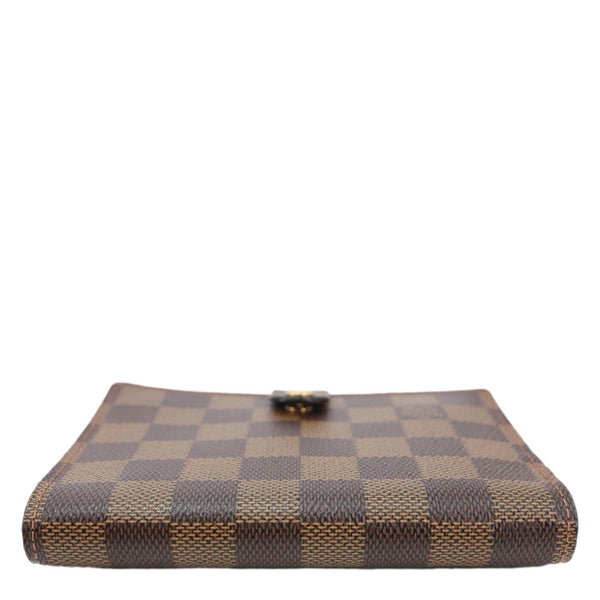 LOUIS VUITTON Agenda Damier Ebene Planner Cover Brown