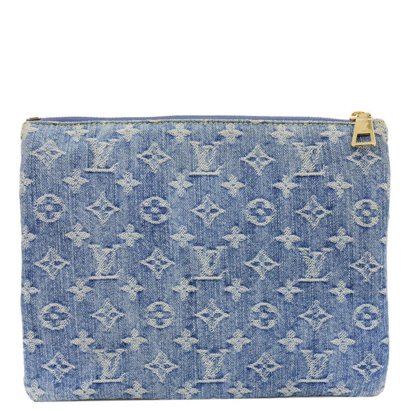 LOUIS VUITTON Coussin PM Monogram Denim Shoulder Bag Blue