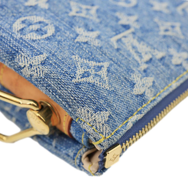 LOUIS VUITTON Coussin PM Monogram Denim Shoulder Bag Blue