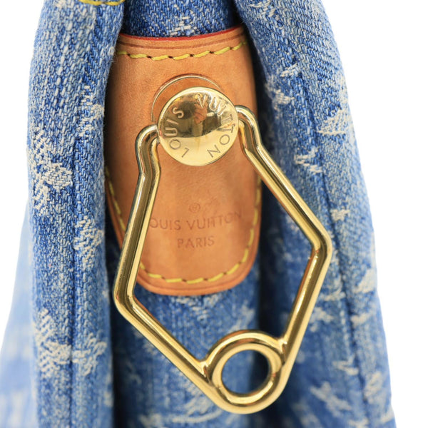 LOUIS VUITTON Coussin PM Monogram Denim Shoulder Bag Blue