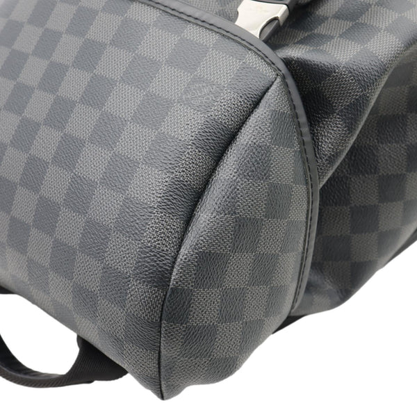 LOUIS VUITTON Zack  Damier Graphite Canvas Backpack Bag Black
