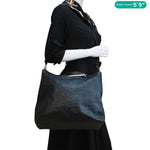 MCM Ottomar Klara Medium Monogram Calfskin Leather Hobo Bag Black