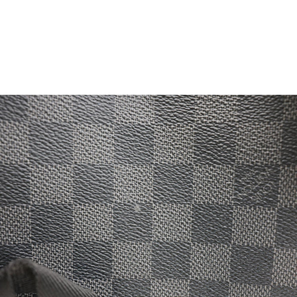 LOUIS VUITTON Zack  Damier Graphite Canvas Backpack Bag Black