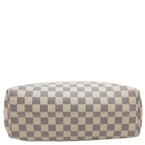 LOUIS VUITTON Graceful PM Damier Azur Shoulder Bag Rose Ballerine