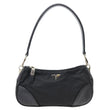 PRADA Tessuto Nylon Shoulder Bag Black