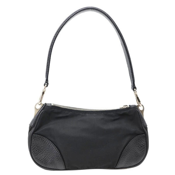 PRADA Tessuto Nylon Shoulder Bag Black
