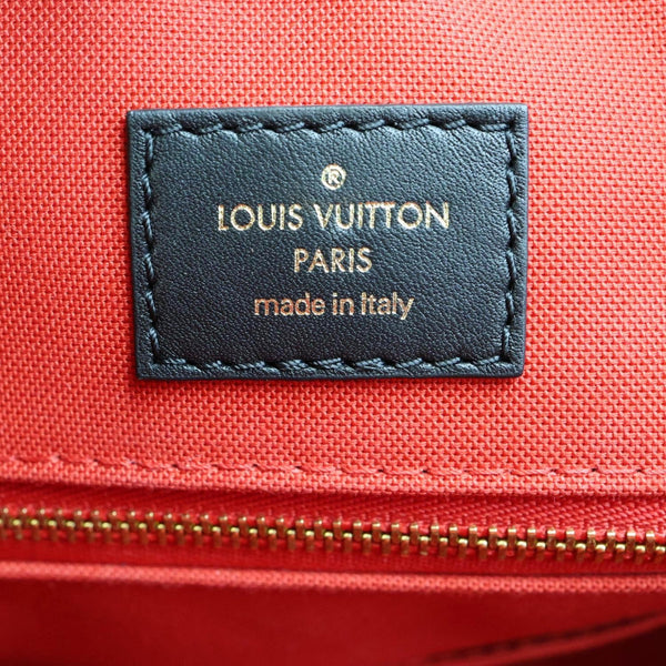 LOUIS VUITTON Onthego GM Giant Monogram Reverse Canvas Tote Bag Brown