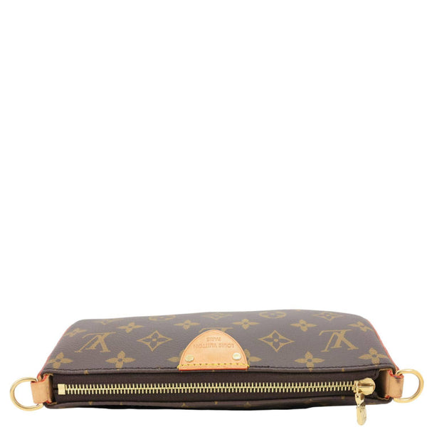 LOUIS VUITTON Trette Pochette Monogram Canvas Crossbody Bag Brown