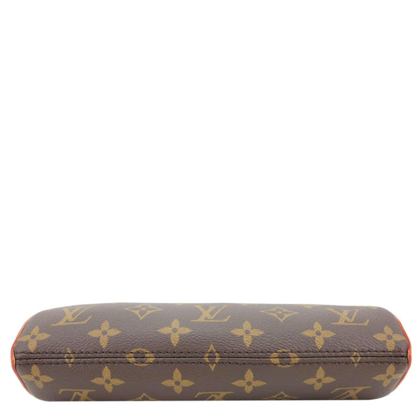 LOUIS VUITTON Trette Pochette Monogram Canvas Crossbody Bag Brown
