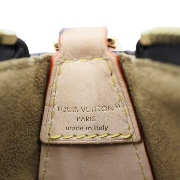 LOUIS VUITTON Trette Pochette Monogram Canvas Crossbody Bag Brown