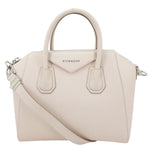 GIVENCHY Antigona Small Sugar Goatskin Leather Shoulder Bag Pale Pink