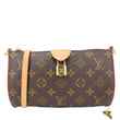 LOUIS VUITTON Trette Pochette Monogram Canvas Crossbody Bag Brown