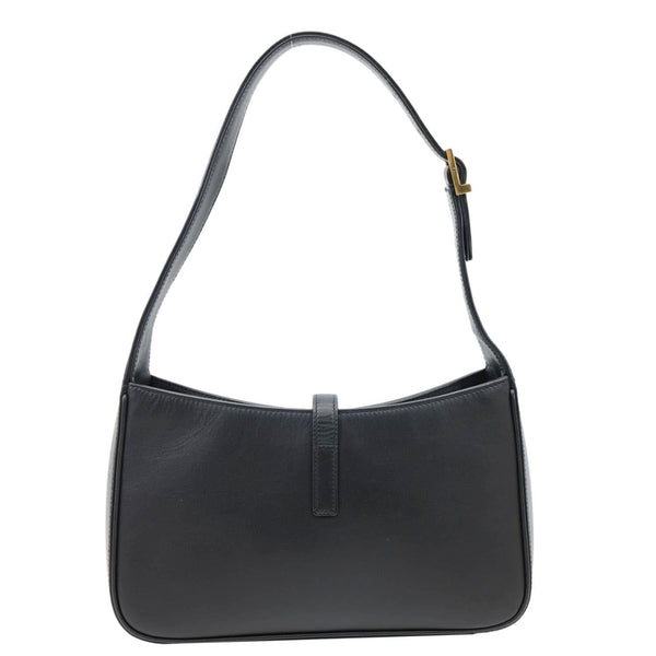 YVES SAINT LAURENT Le 5 à 7 Smooth Leather Shoulder Bag Black