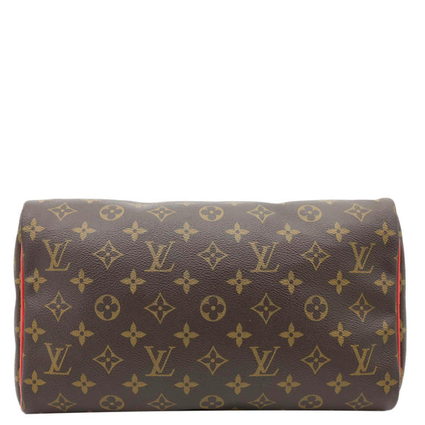 LOUIS VUITTON Totem Speedy 30 Monogram Canvas Satchel Bag Flamingo Pink