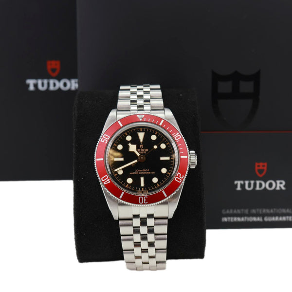 Tudor Black Bay Automatic Master Chronometer SS Black Sunray Dial Watch 41mm