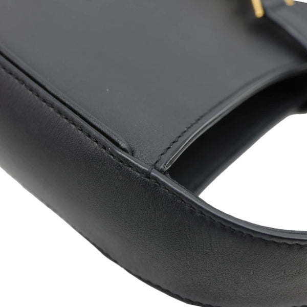 YVES SAINT LAURENT Le 5 à 7 Smooth Leather Shoulder Bag Black